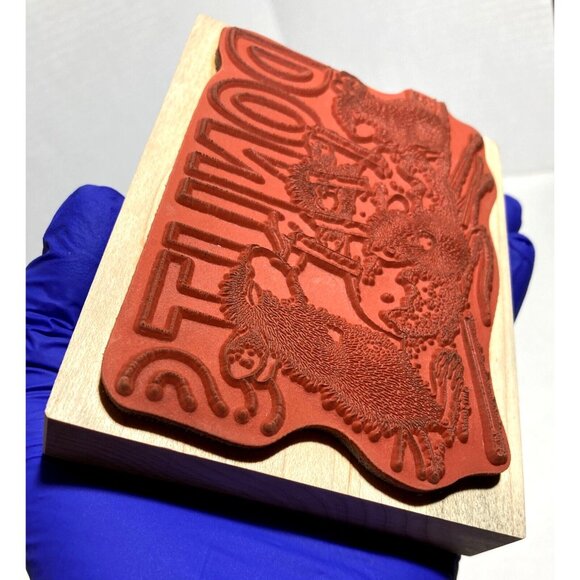 House Mouse Donut Birthday 209 Amanda Mudpie Monica Muzzy Wood Rubber Stamp 1998 - Picture 5 of 10